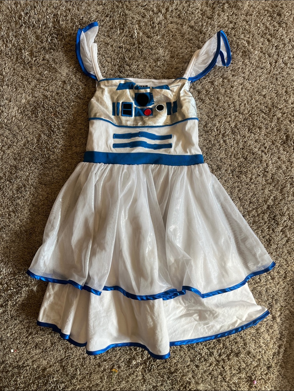 R2D2 toddler costume dress Disney Star Wars. Size 4